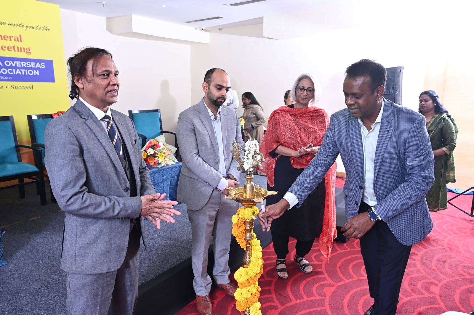 Lamp lighting ceremony